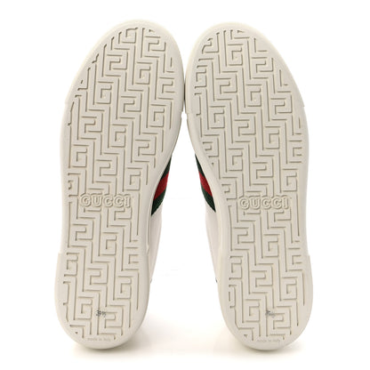 Gucci Ultralight Plume Calfskin Web Womens Ace Platform Sneakers 39.5 White 6 of 10