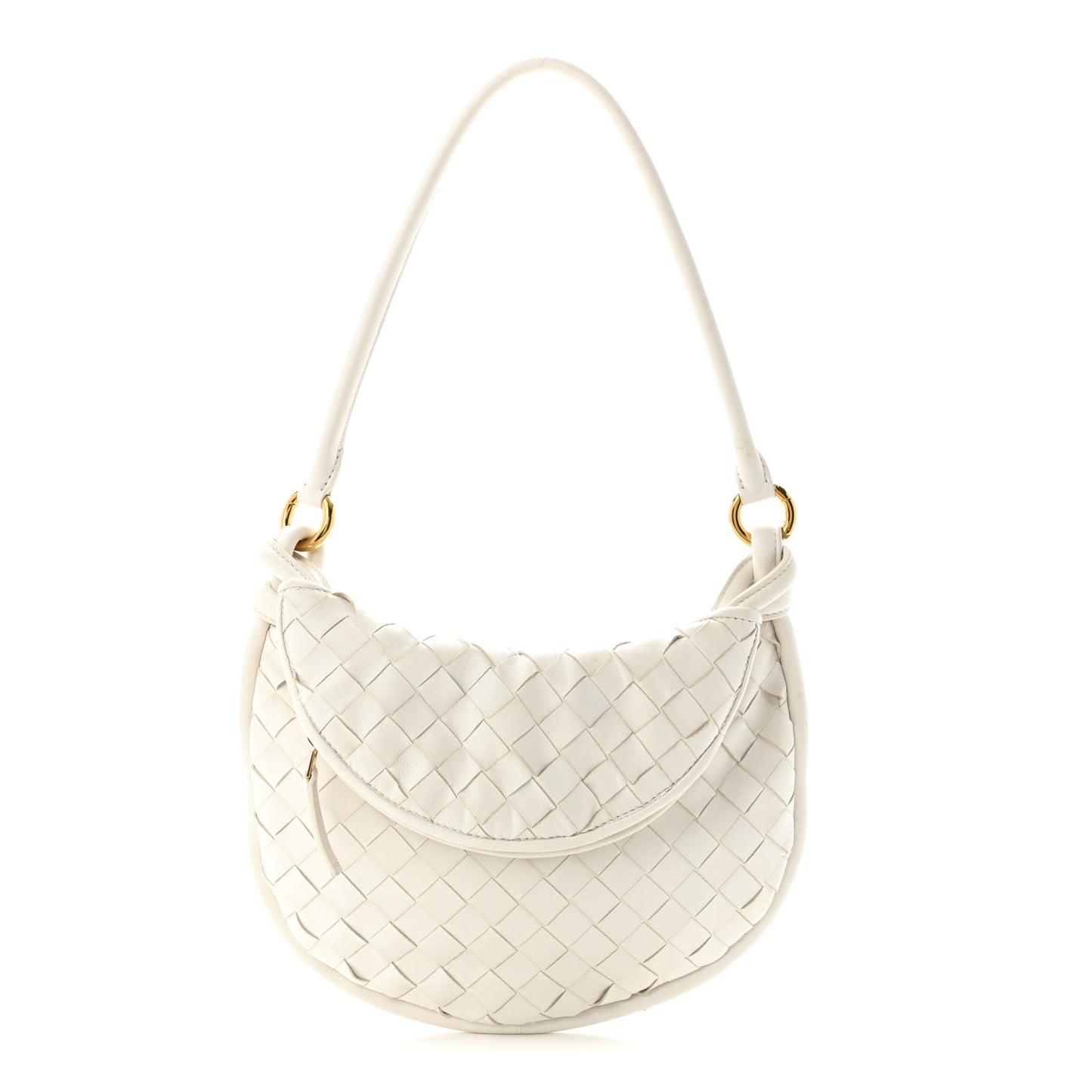 Nappa Intrecciato Small Gemelli White