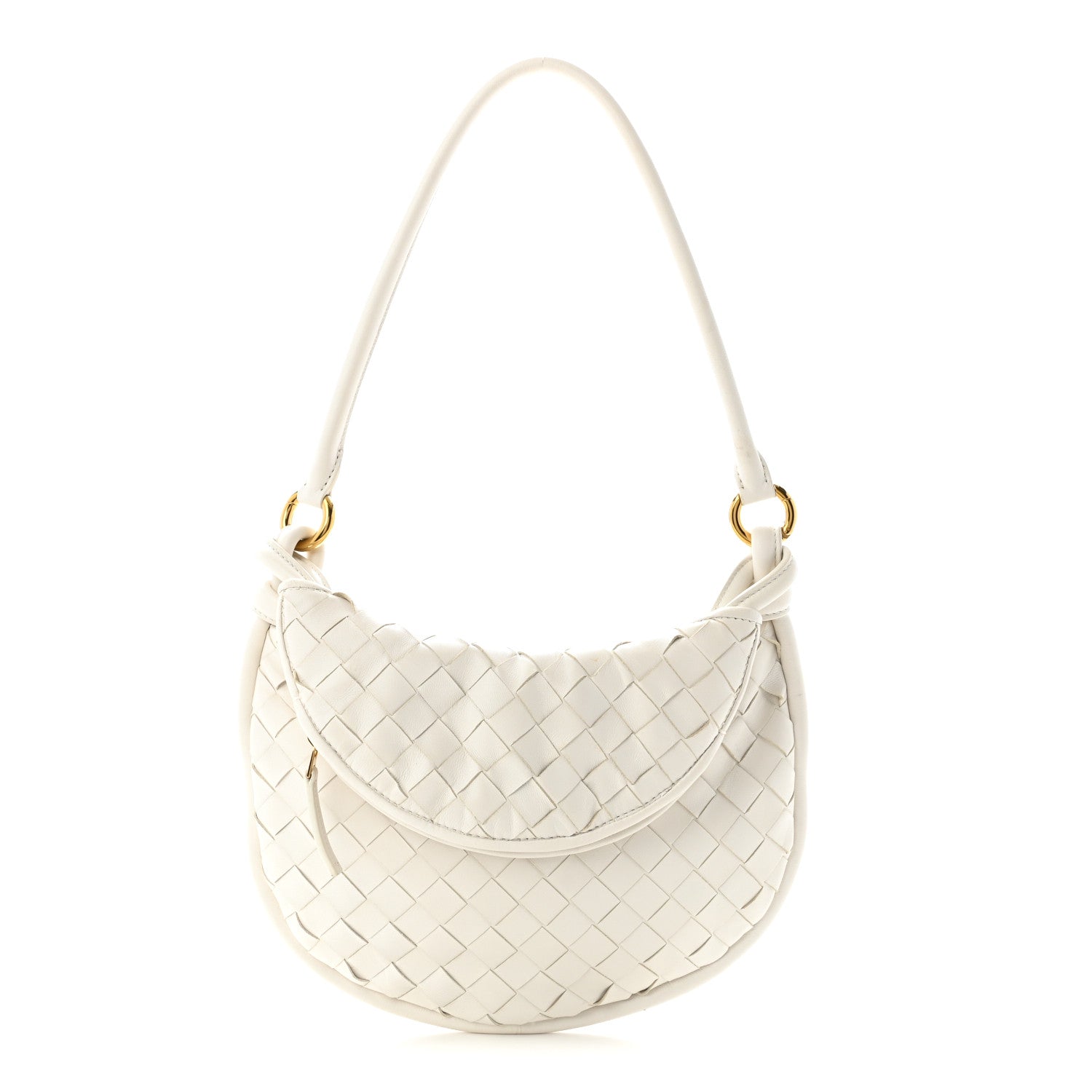 Bottega Veneta Nappa Intrecciato Small Gemelli White 1 of 10
