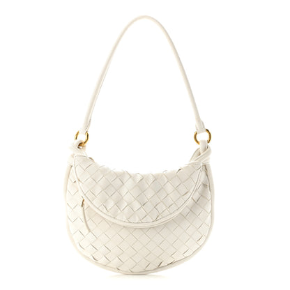 Bottega Veneta Nappa Intrecciato Small Gemelli White 1 of 10