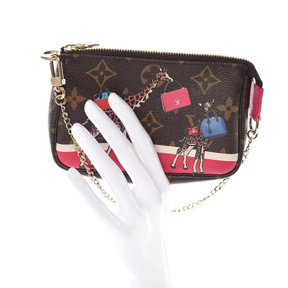 Louis Vuitton Monogram 2017 Christmas Animation Mini Pochette Accessories 2 of 7