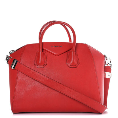 Givenchy Sugar Goatskin Medium Antigona Red 1 of 11