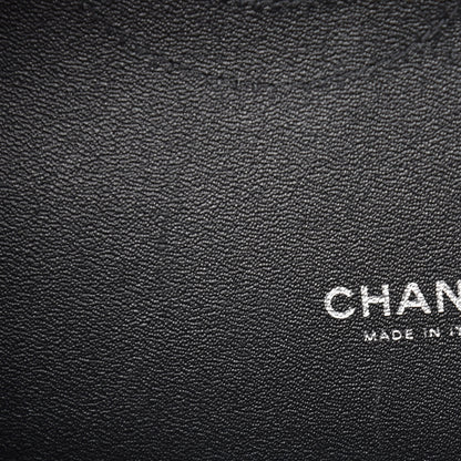 Chanel Lambskin Chevron Quilted Maxi Double Flap So Black 12 of 13