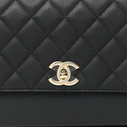 Chanel Caviar Quilted Large Business Affinity Flap Black 7 of 9