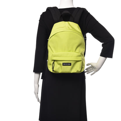 Balenciaga Nylon Explorer Backpack Acid Green 2 of 9