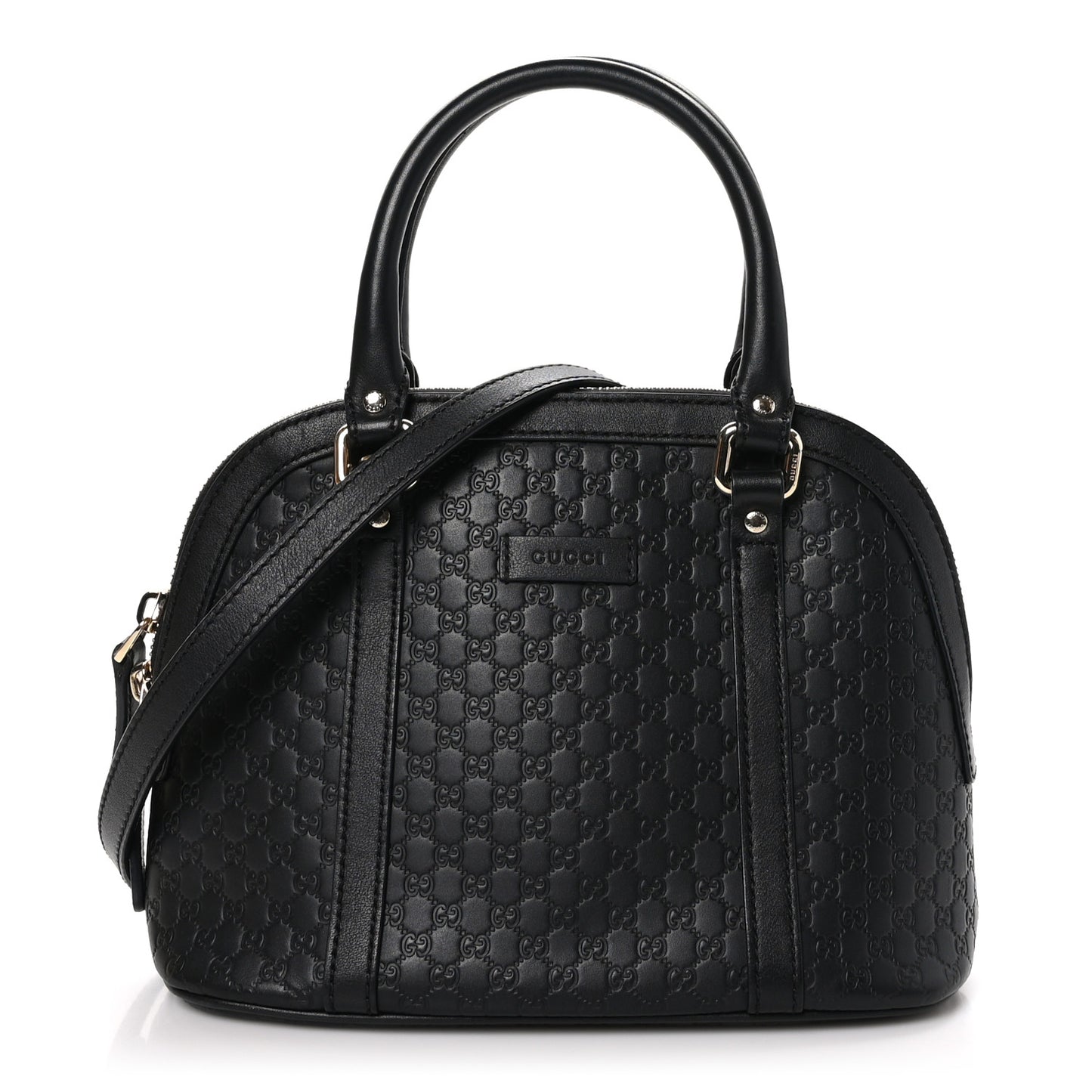 Microguccissima Mini Dome Bag Black