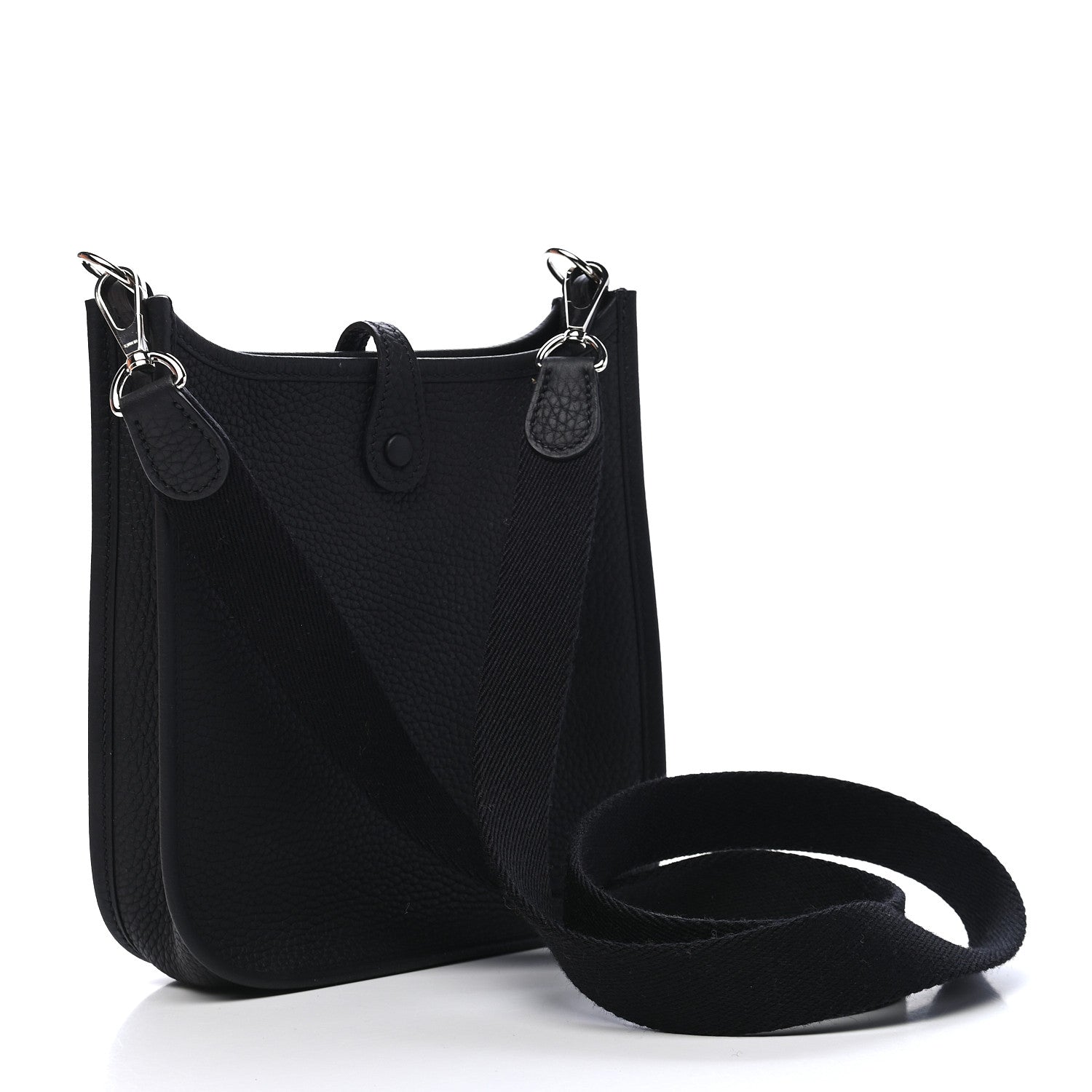 Hermes Taurillon Clemence Evelyne TPM Black 3 of 9
