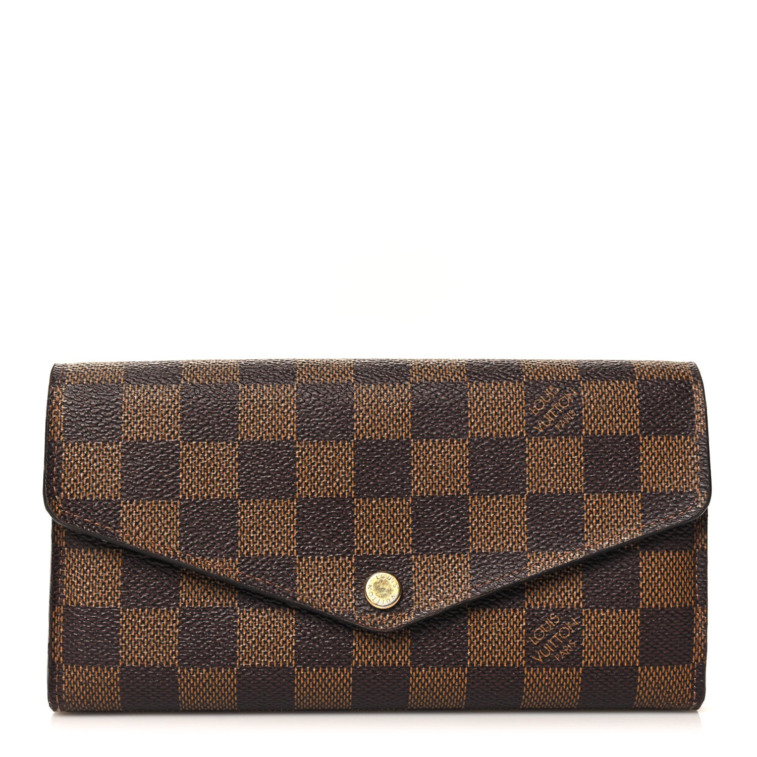 Louis Vuitton Damier Ebene Sarah Wallet NM 1 of 7