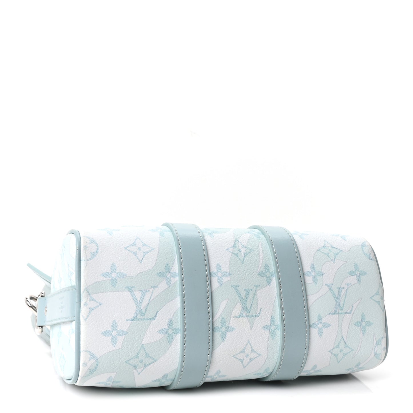 Monogram Aquagarden Keepall Bandouliere 25 Crystal Blue