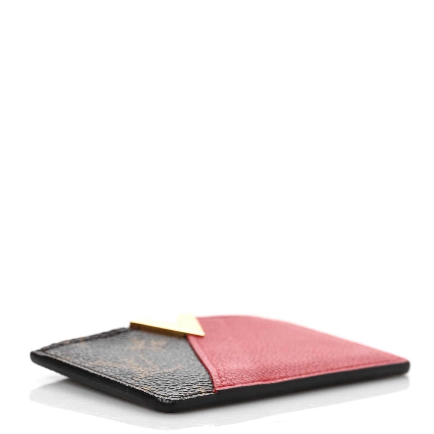 Calfskin Monogram Kimono Tote Card Holder Cherry