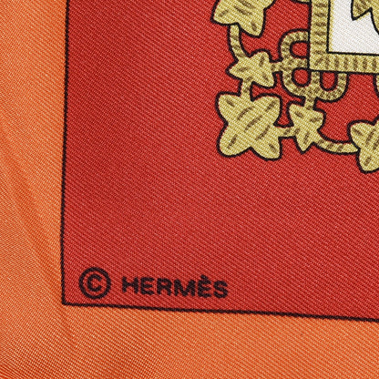 Hermes Silk Brins D'Or Scarf 90 5 of 5