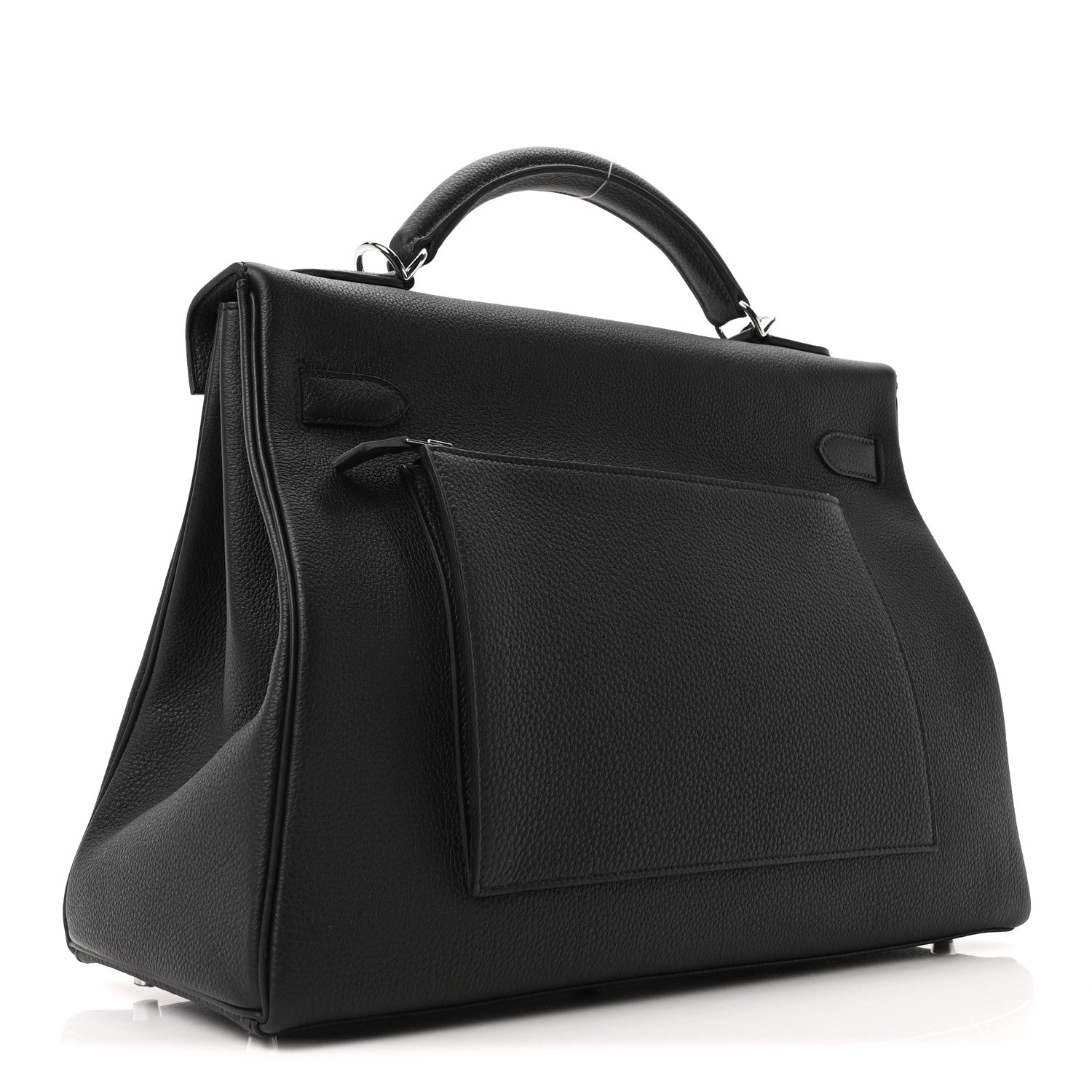 Hermes Togo Maxi Kelly Retourne 42 Black 3 of 11