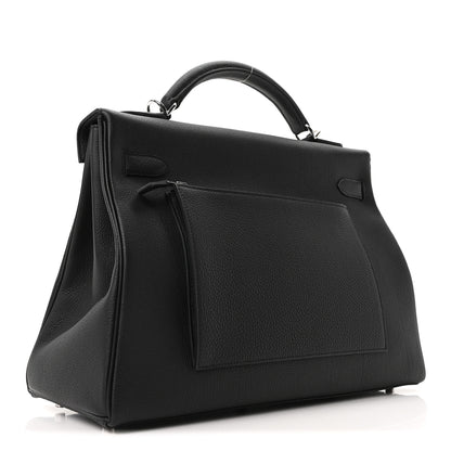 Hermes Togo Maxi Kelly Retourne 42 Black 3 of 11