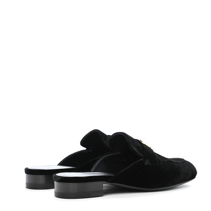 Hermes Velvet Trocadero Mule 36 Black 3 of 4