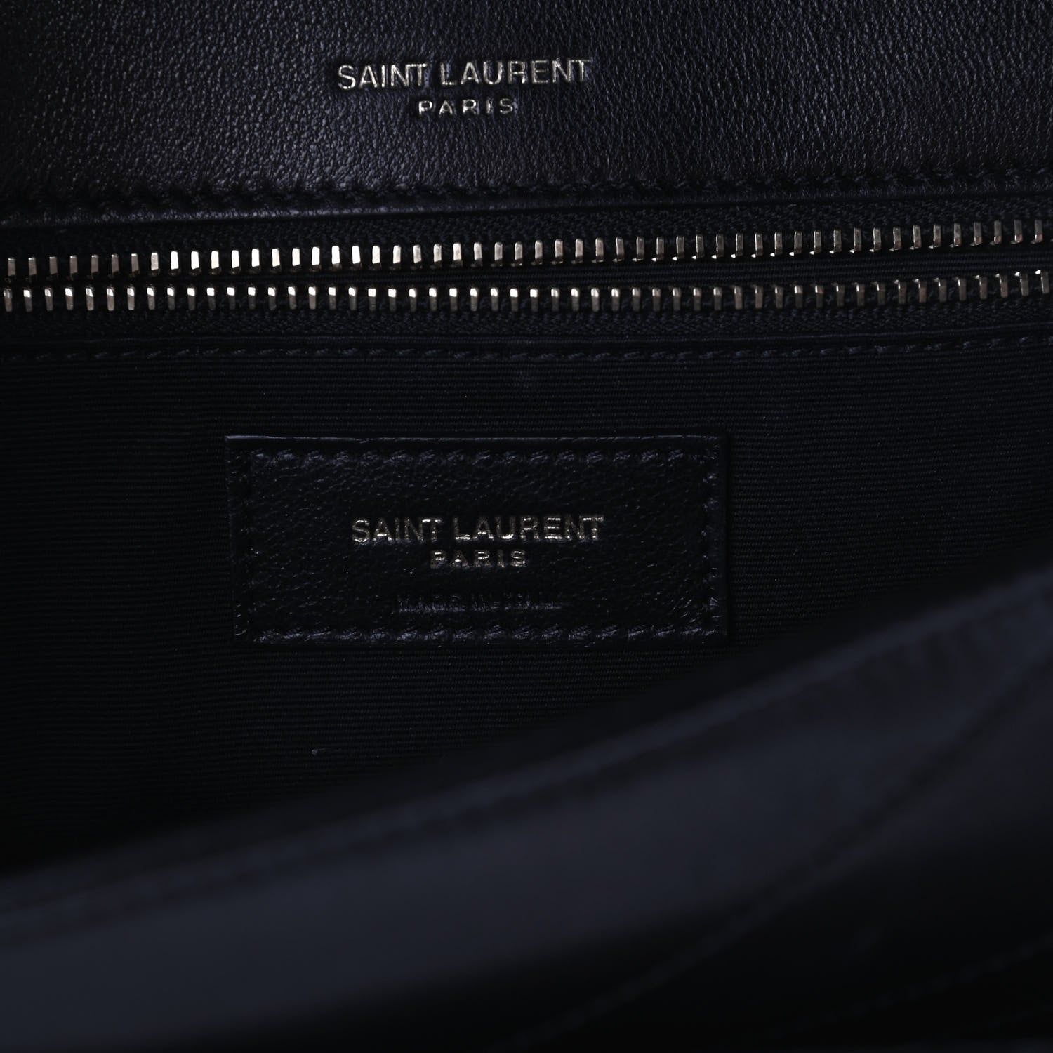 Saint Laurent Lambskin Matelasse Monogram Medium Niki Chain Satchel Black 5 of 8