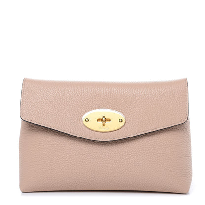 Mulberry Small Classic Grain Darley Cosmetic Pouch Rosewater 1 of 8