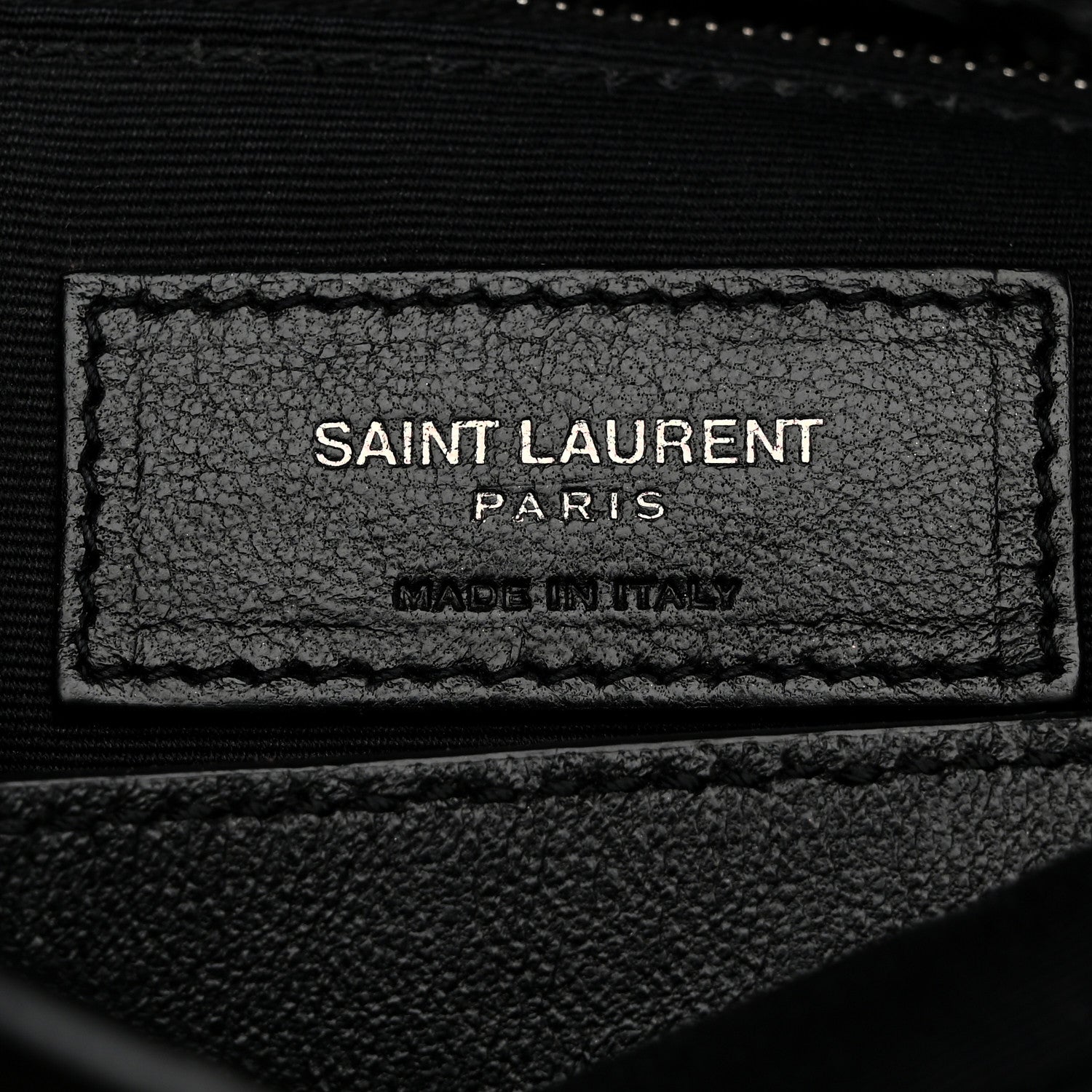 Saint Laurent Crinkled Calfskin Matelasse Monogram Medium Niki Chain Satchel Black 7 of 11