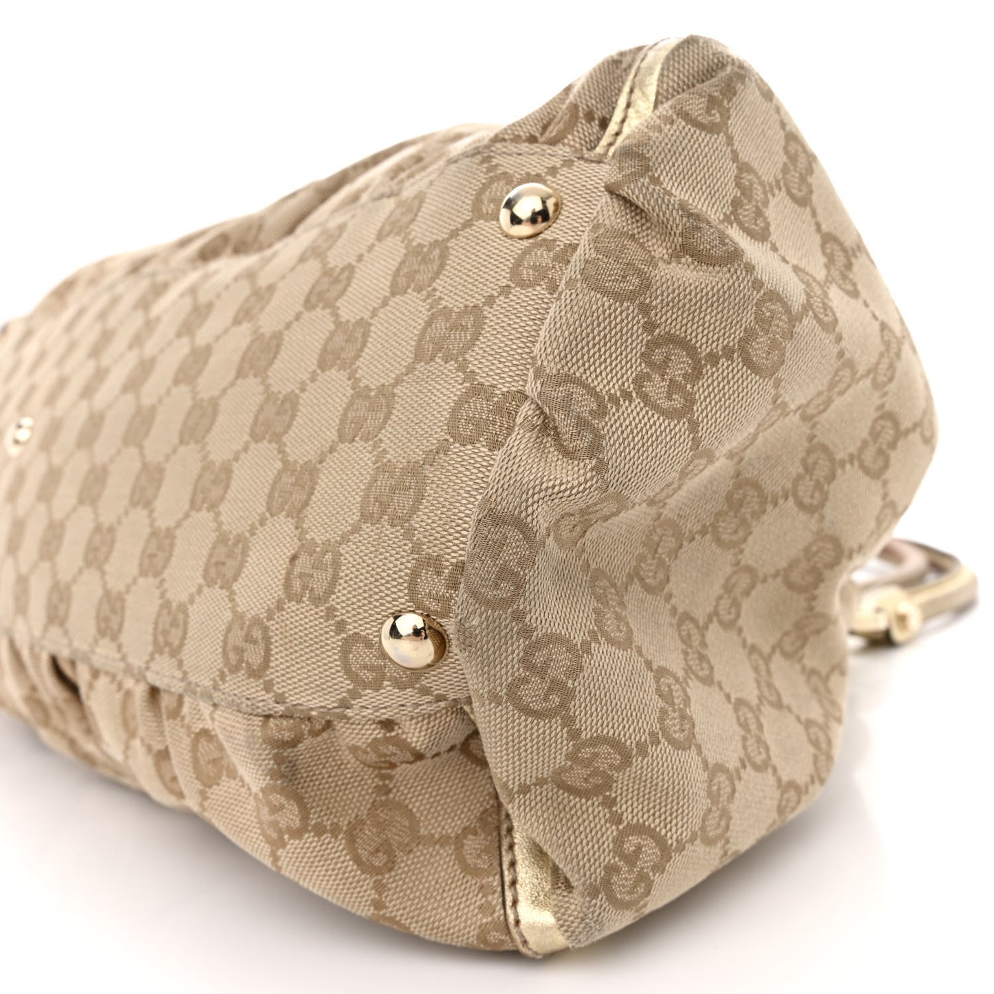 Monogram Large D Gold Hobo Gold