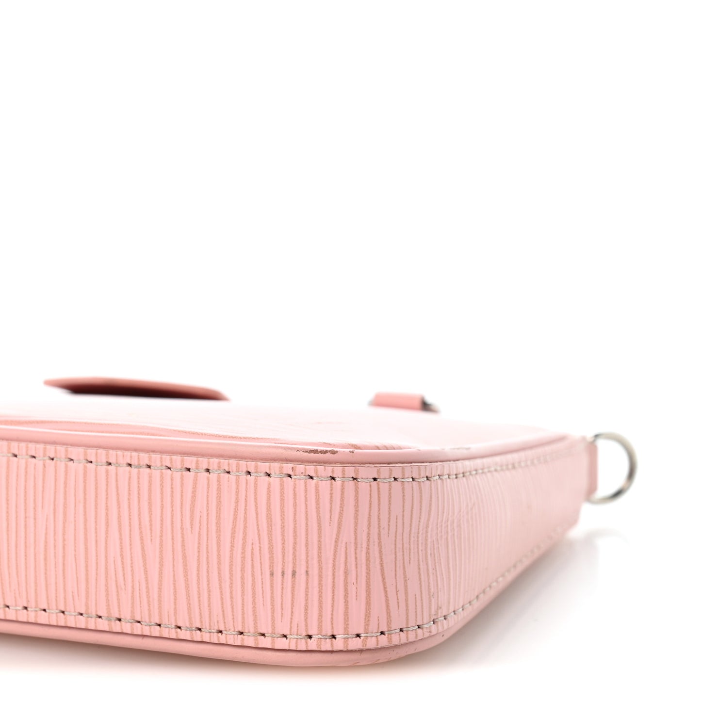 Epi Easy Pouch On Strap Rose Ballerine