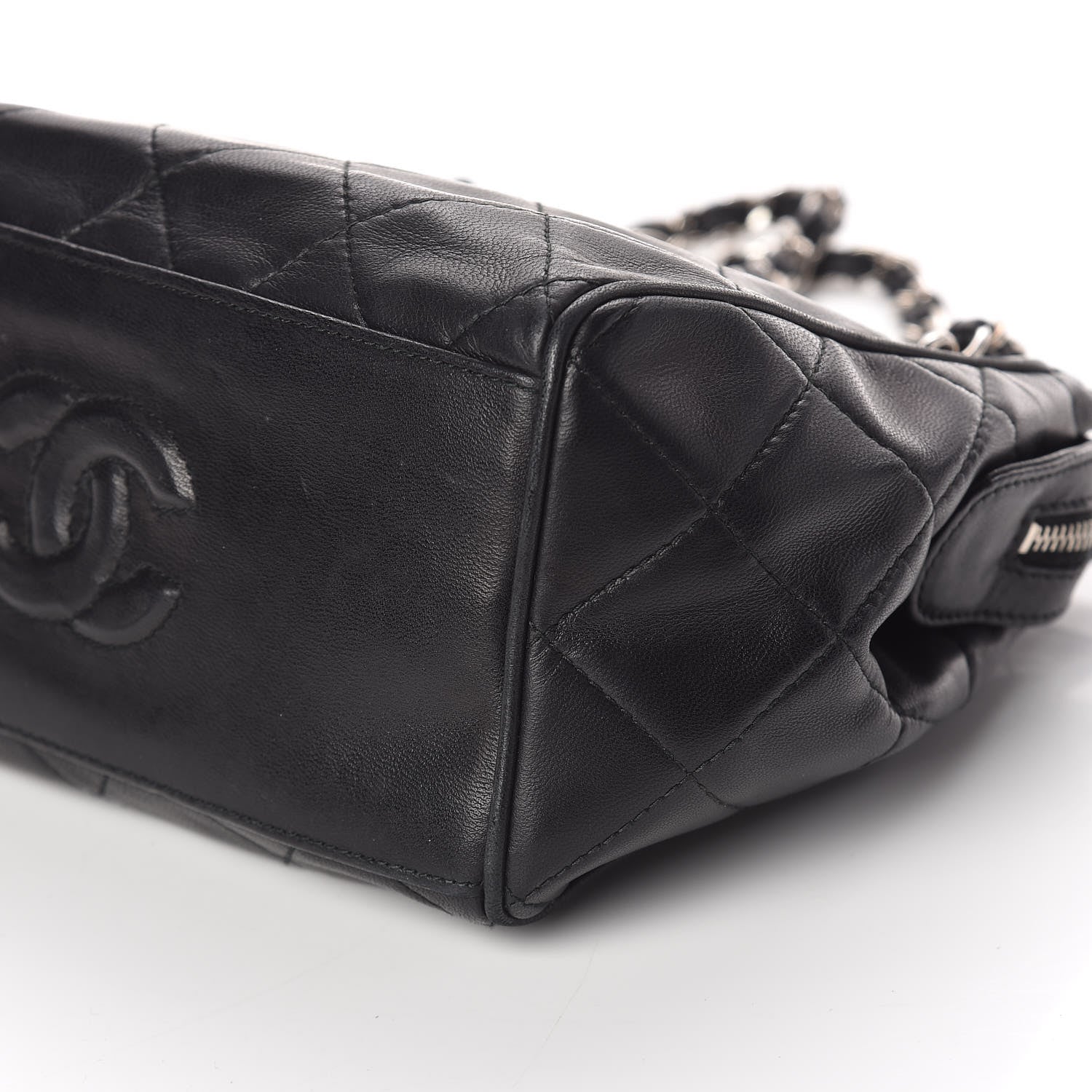 Chanel Lambskin Quilted Small Shoulder Bag Black 6 of 12