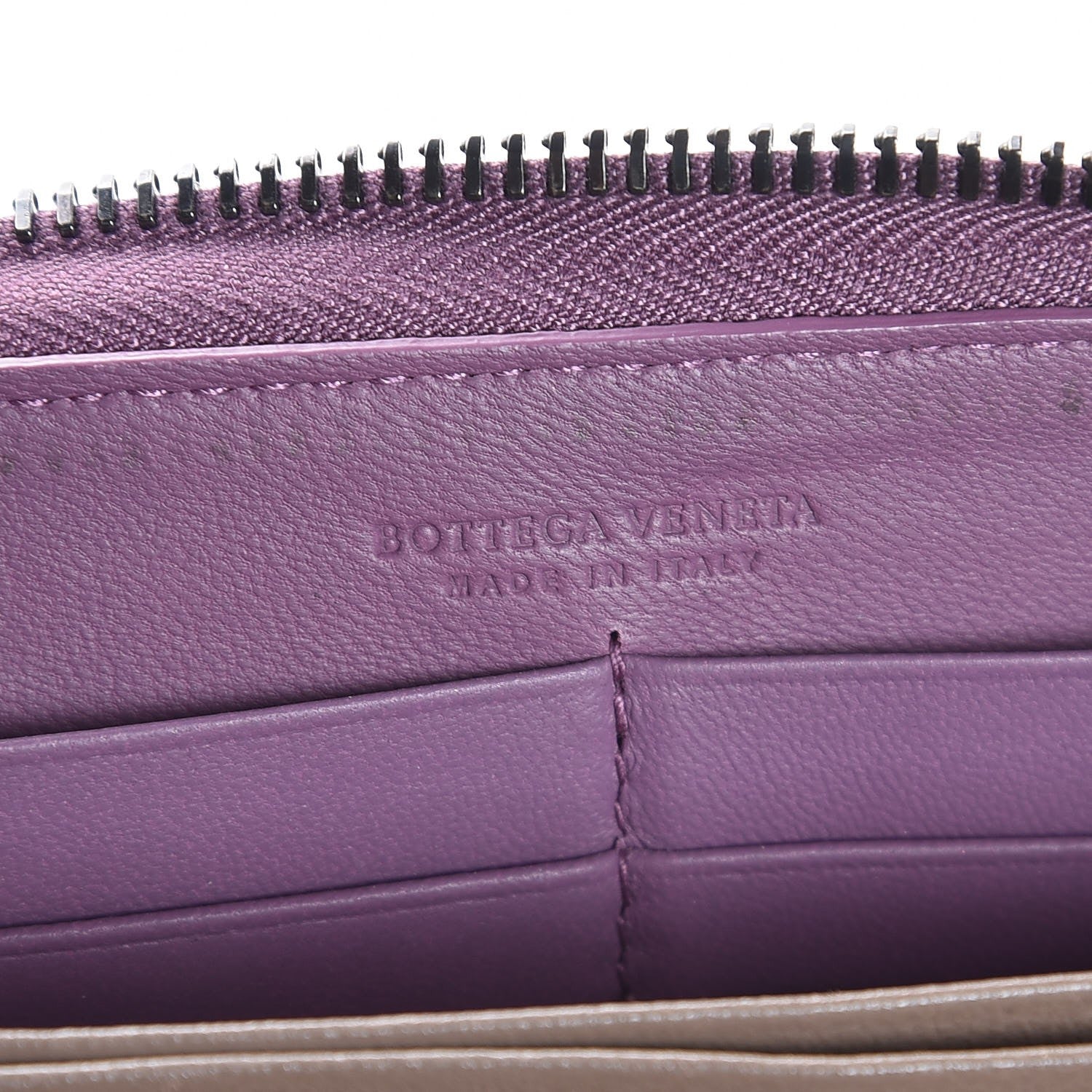 Bottega Veneta Nappa Intrecciato Zip Around Wallet Corot 6 of 9