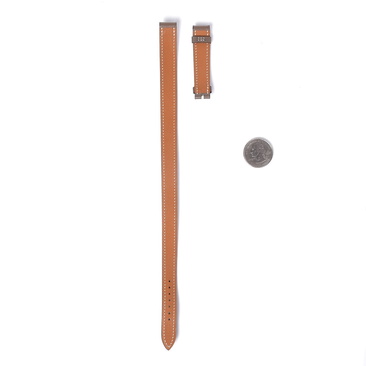 Swift Heure H Hour Watch PM Double Tour Strap Etoupe