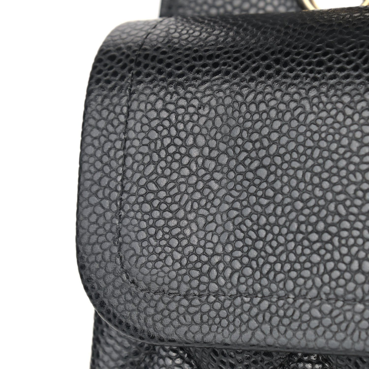 Chanel Caviar Quilted Medium Double Flap Black 15 of 15
