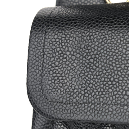 Chanel Caviar Quilted Medium Double Flap Black 15 of 15