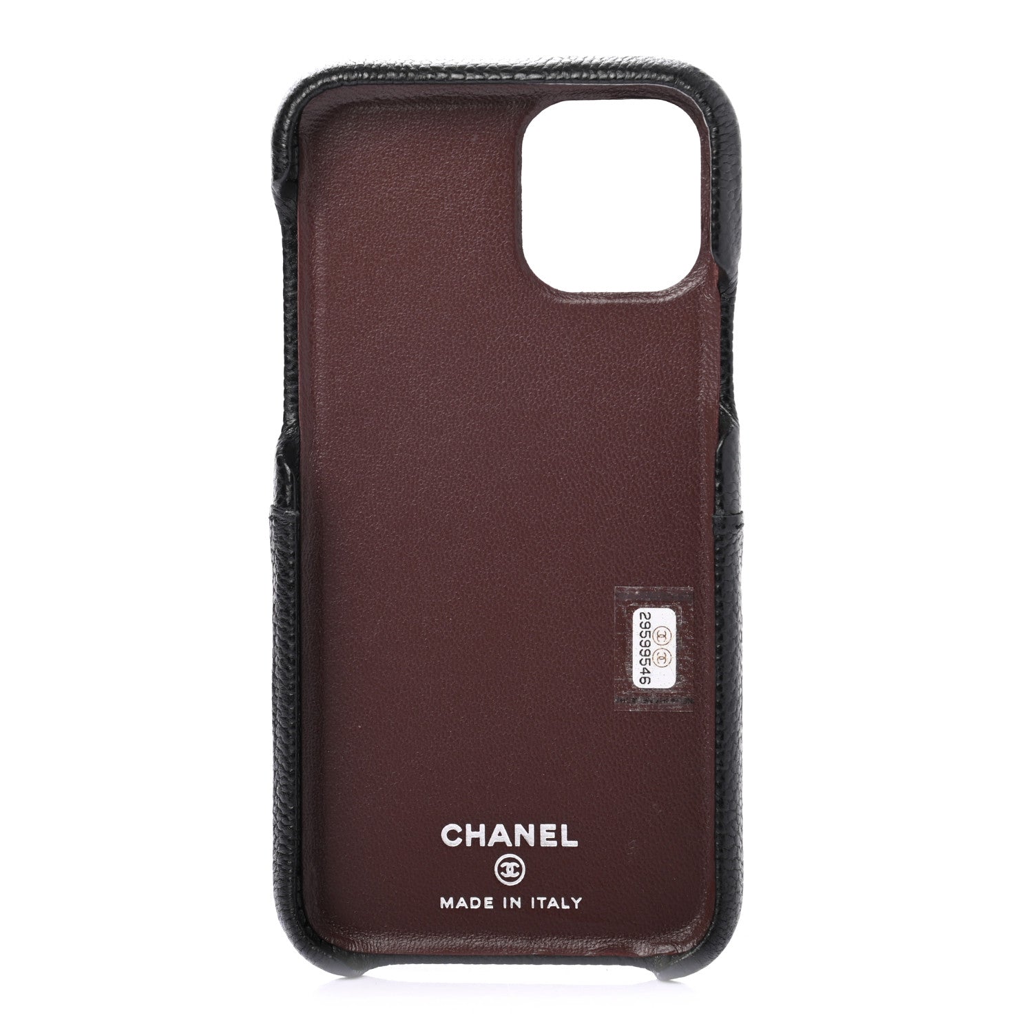 Chanel Caviar Quilted iPhone XI Pro Case Black 5 of 8