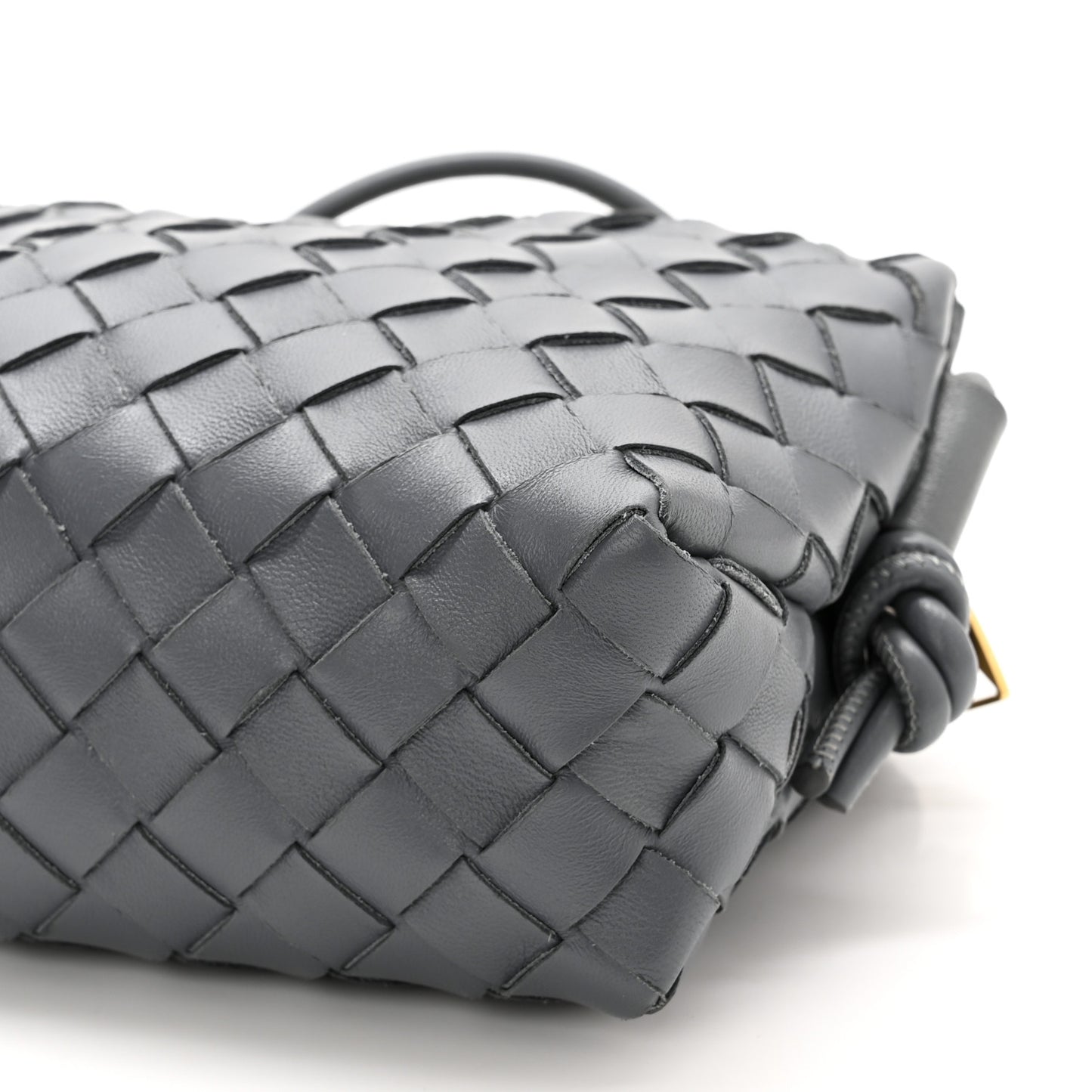 Nappa Intrecciato Mini Loop Camera Bag Thunder