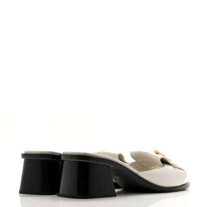 Hermes Calfskin Ilot 50 Sandals 38 White 5 of 13