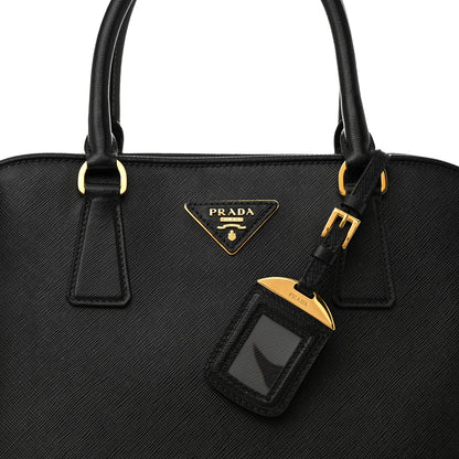 Prada Saffiano Lux Open Promenade Tote Black 9 of 13
