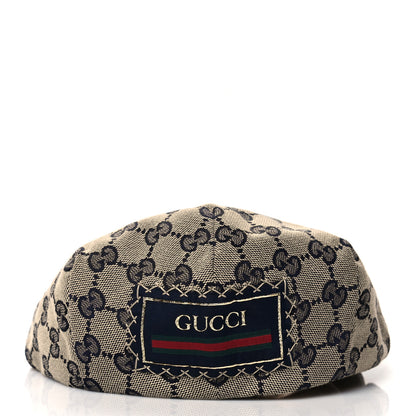 Gucci Monogram Flat Cap XS Navy 4 of 8