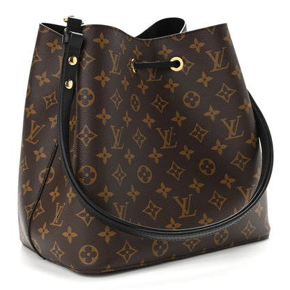 Louis Vuitton Monogram Neonoe MM Black 3 of 11