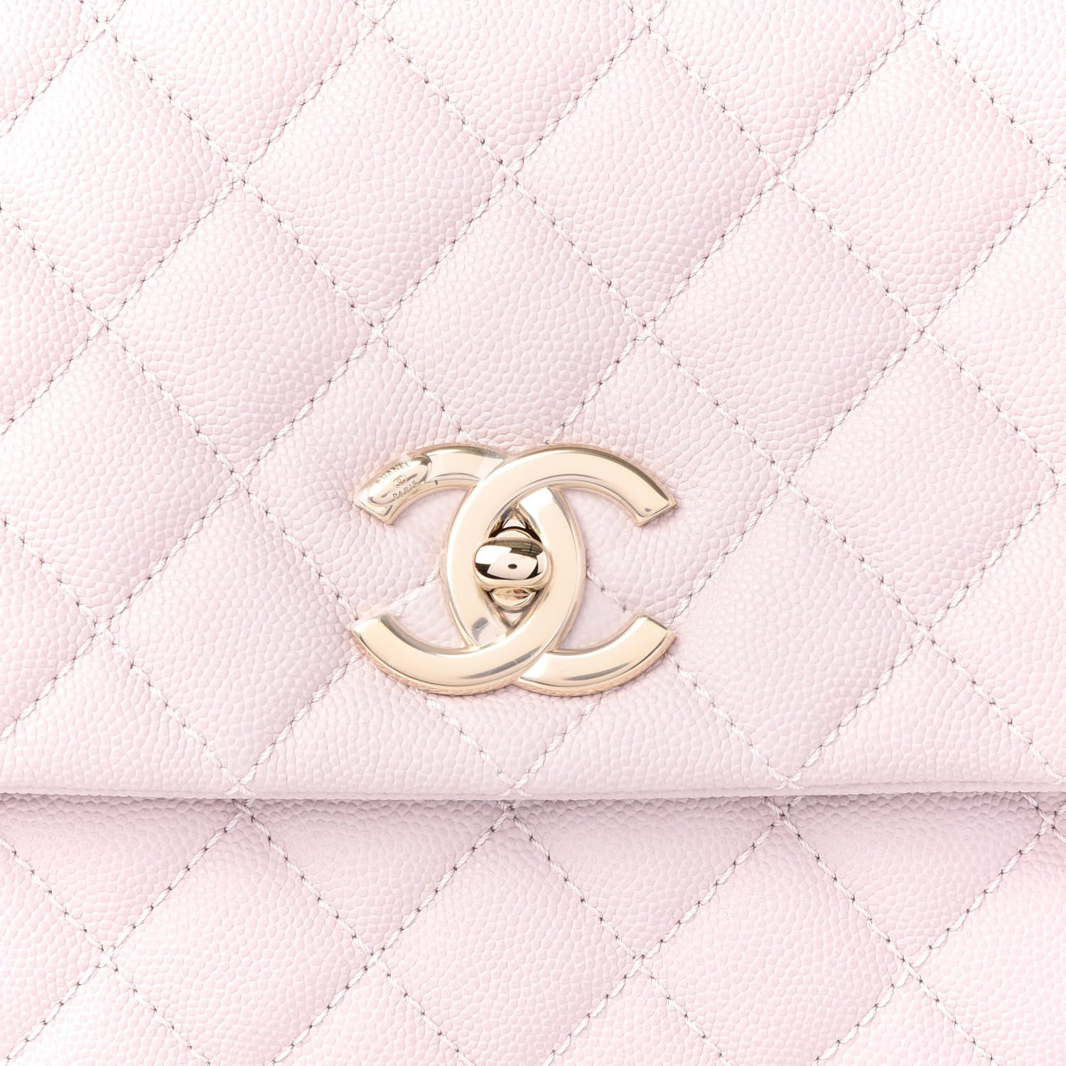 Chanel Caviar Quilted Small Coco Handle Flap Lilas Lilac 11 of 11