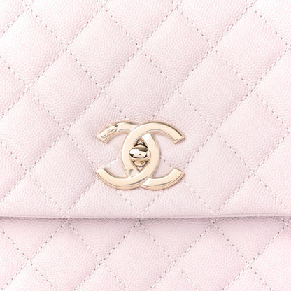 Chanel Caviar Quilted Small Coco Handle Flap Lilas Lilac 11 of 11