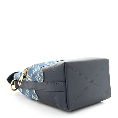 Louis Vuitton X NIGO Taurillon Monogram Denim Japanese Cruiser Blue 4 of 9