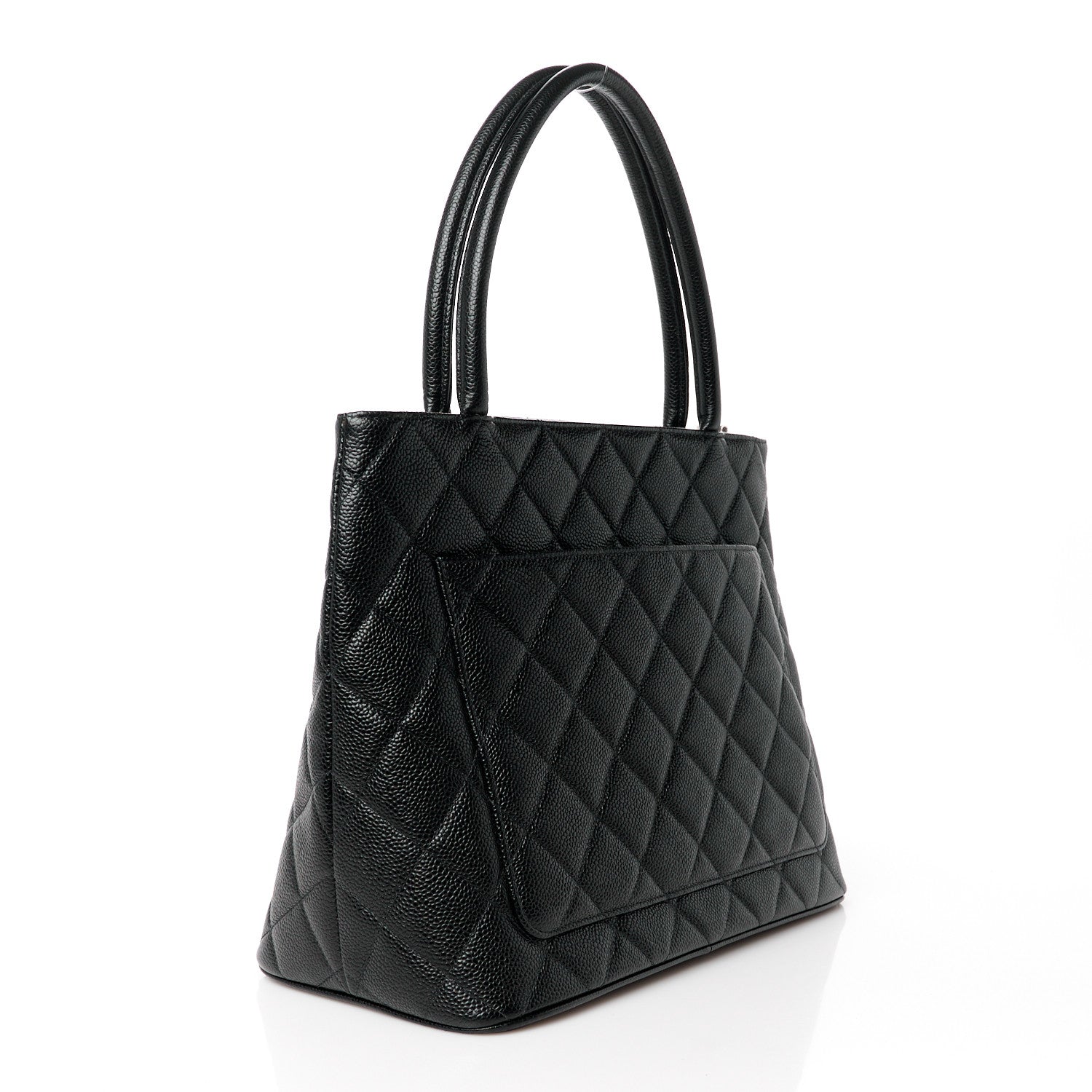 Chanel Caviar Quilted Medallion Tote Black 3 of 10