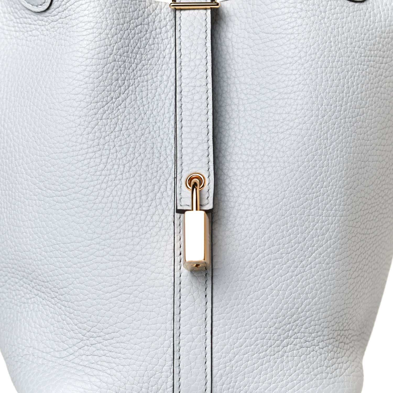 Hermes Taurillon Clemence Picotin Lock 18 PM Bleu Pale 7 of 12
