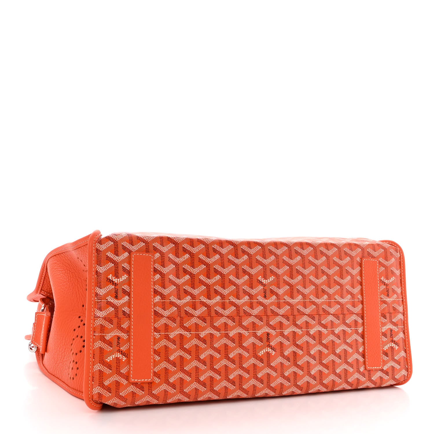 Goyard Goyardine Sac Hardy Pet Carrier PM Orange 5 of 11