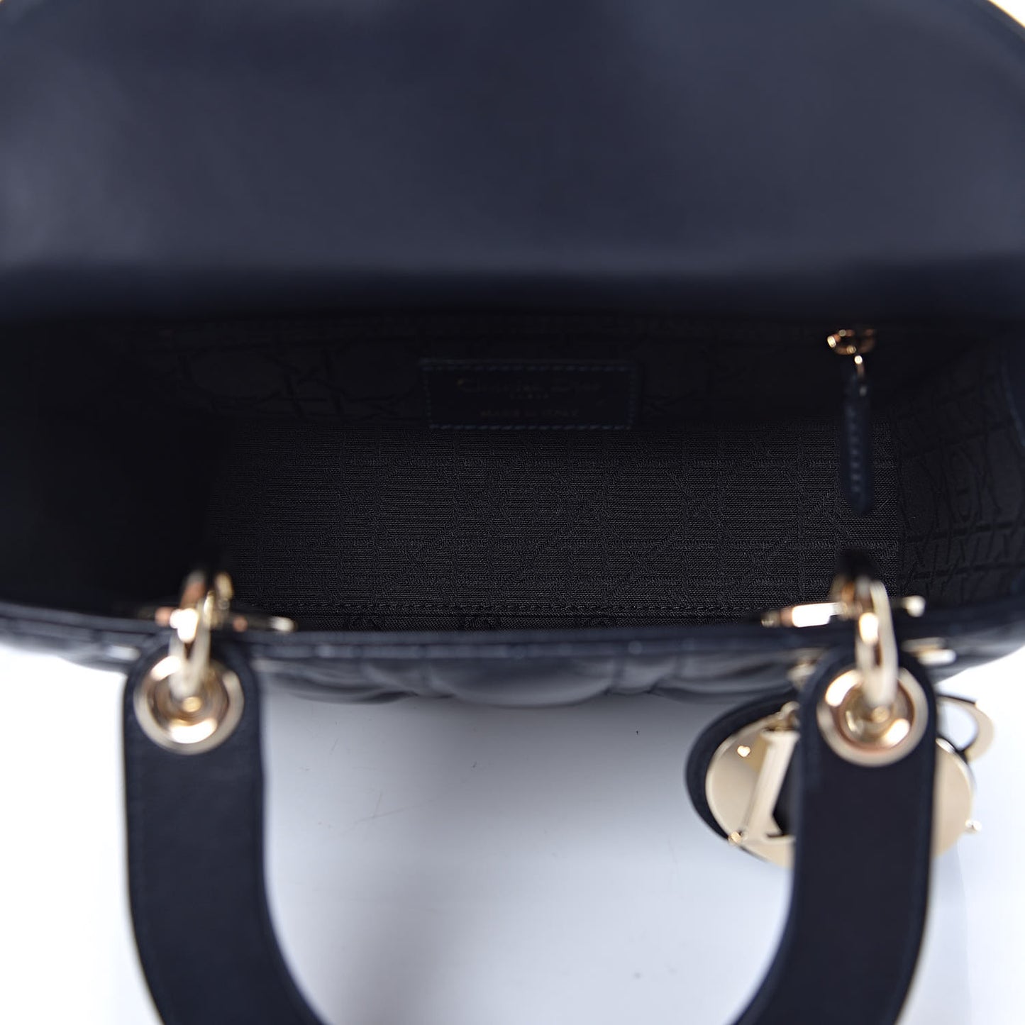 Lambskin Cannage Small My Lady Dior Indigo Blue
