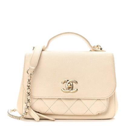 Chanel Caviar Quilted Small Business Affinity Flap White 1 of 10