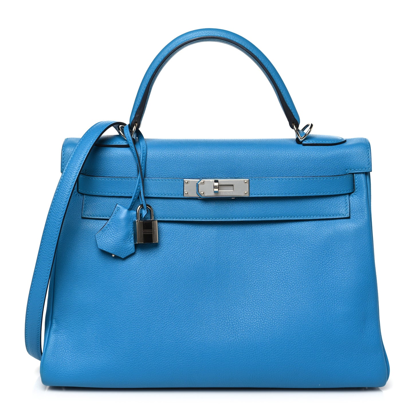 Evercolor Kelly Retourne 32 Bleu Zanzibar