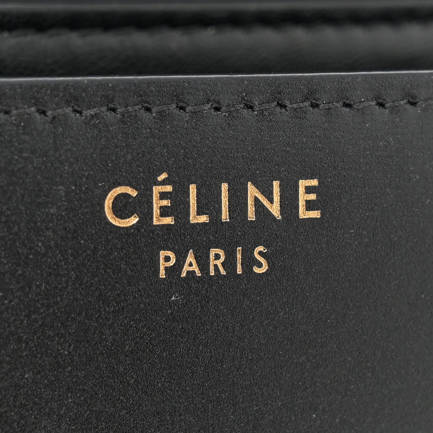 Celine Liege Calfskin Medium Classic Box Flap Bag Black 6 of 15