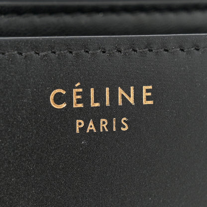Celine Liege Calfskin Medium Classic Box Flap Bag Black 6 of 15