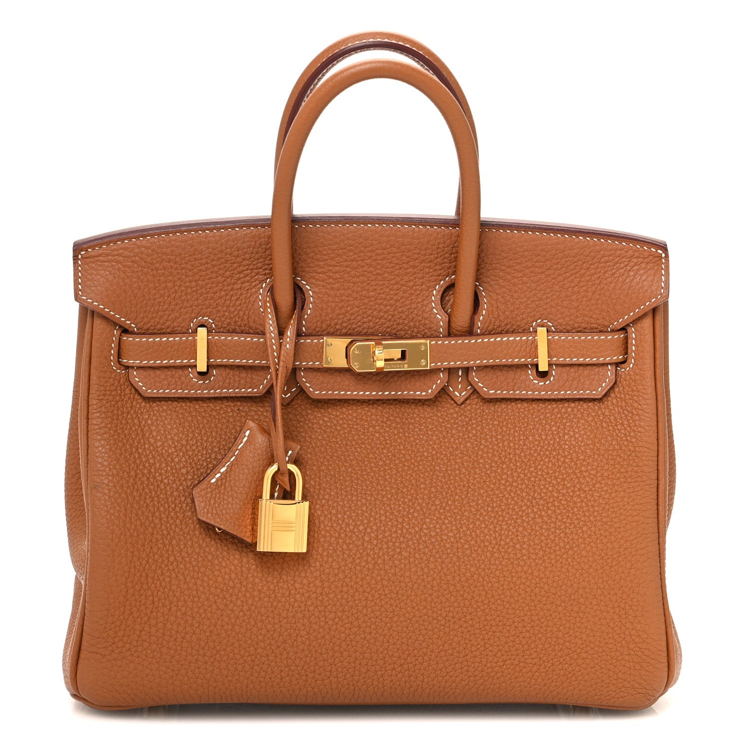Hermes Togo Birkin 25 Gold 1 of 11