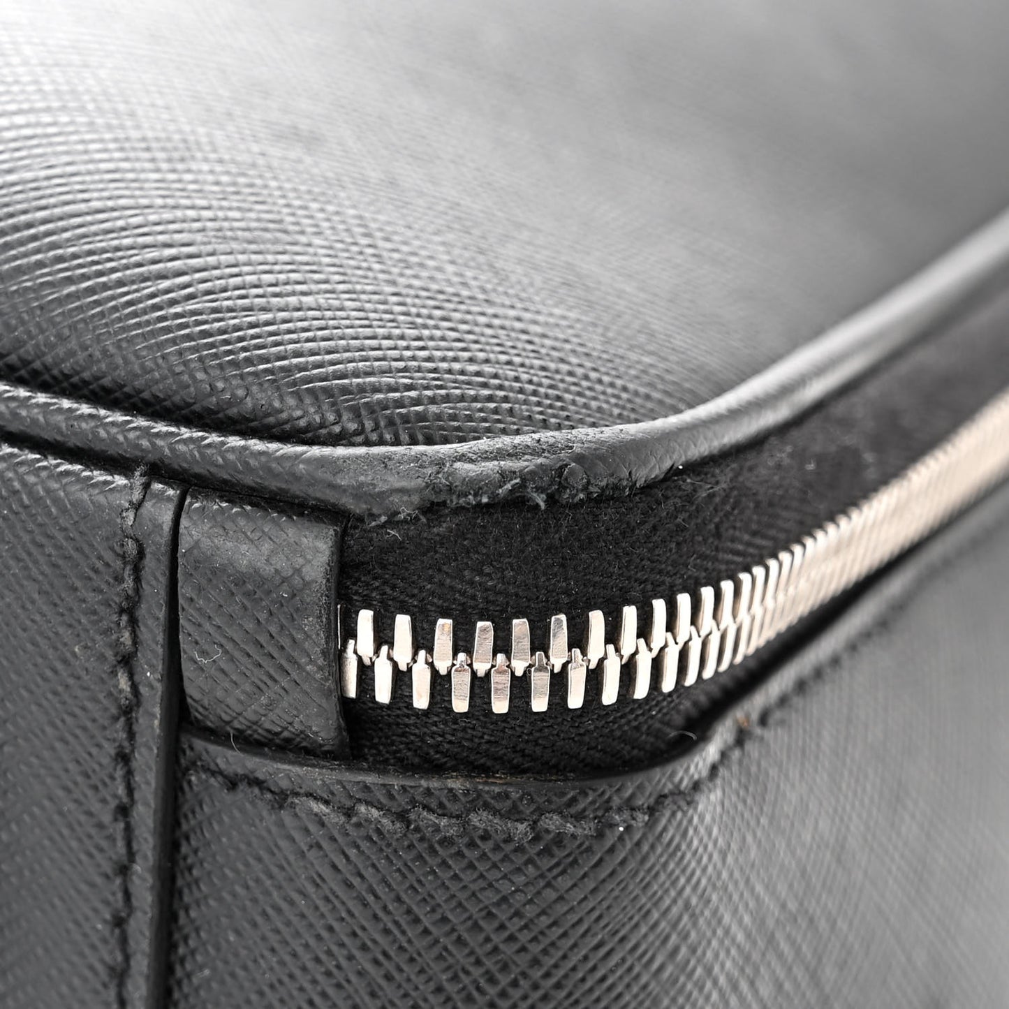 Saffiano Travel Briefcase Black