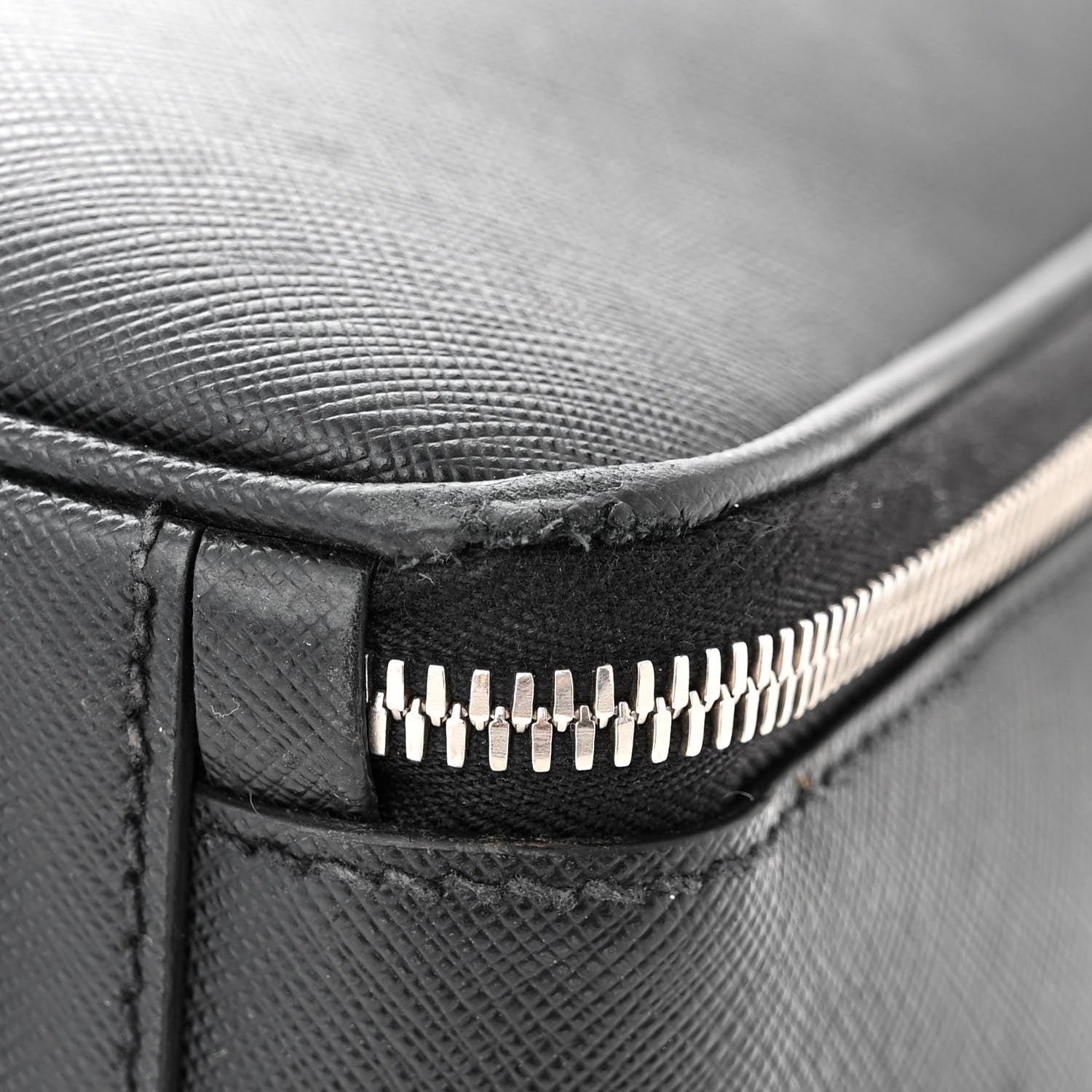 Prada Saffiano Travel Briefcase Black 15 of 22