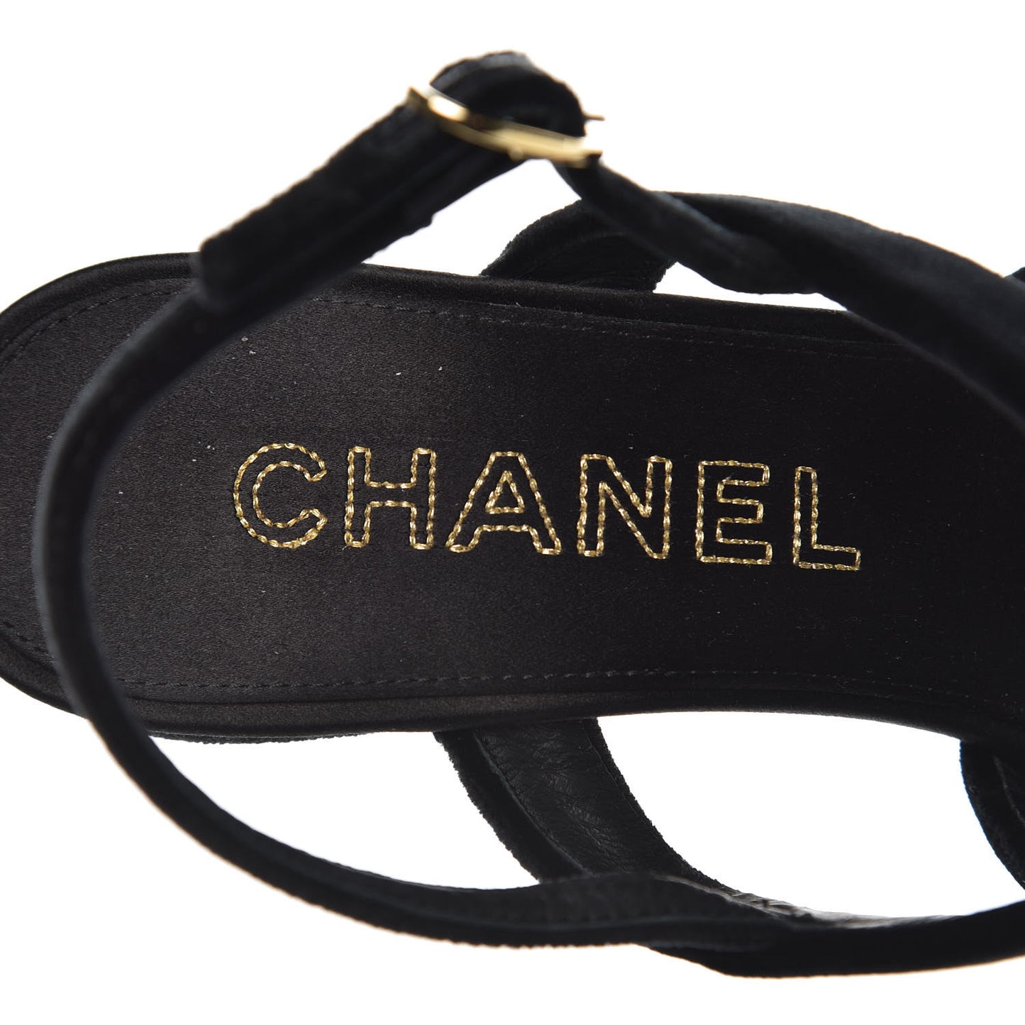 Velvet CC Sandals 39.5 Black