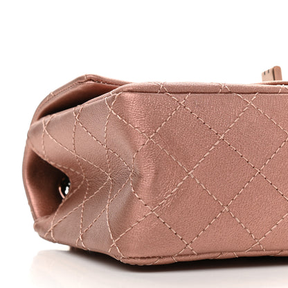Chanel Metallic Grained Calfskin Quilted 2.55 Reissue Mini Flap Copper Pink 8 of 9